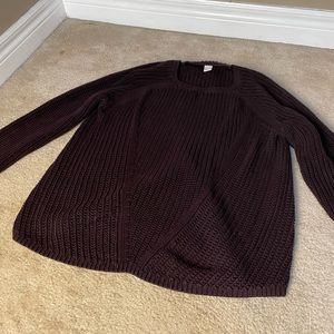 Burgundy Sweater - Large